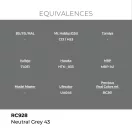 AK Interactive - Real Colors: Neutral Grey 43 17 ml. festék