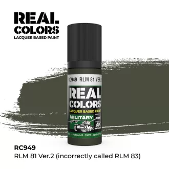   AK Interactive - Real Colors: RLM 81 Ver.2 (incorrectly called RLM 83) 17 ml. festék