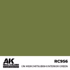 AK REAL COLOR IJN M3(M) Mitsubishi Interior Green