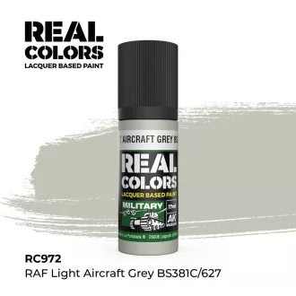   AK Interactive - Real Colors: RAF Light Aircraft Grey BS381C/627 17 ml. festék