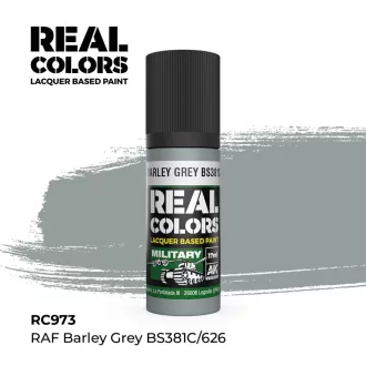  AK Interactive - Real Colors: RAF Barley Grey BS381C/626 17 ml. festék