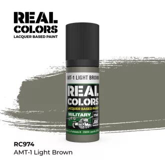   AK Interactive - Real Colors: AMT-1 Light Brown 17 ml. festék