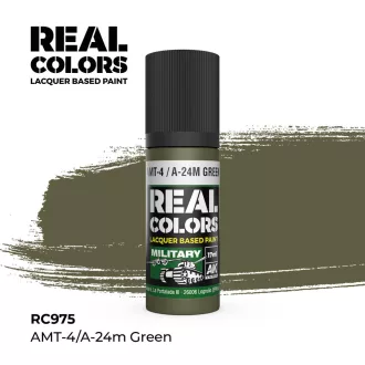   AK Interactive - Real Colors: AMT-4 / A-24M Green 17 ml. festék