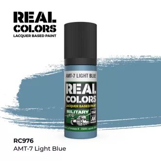   AK Interactive - Real Colors: AMT-7 Light Blue 17 ml. festék