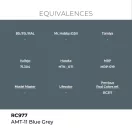 AK Interactive - Real Colors: AMT-11 Blue Grey 17 ml. festék