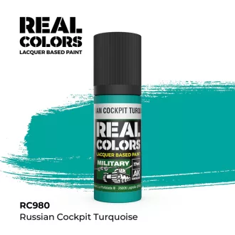   AK Interactive - Real Colors: Russian Cockpit Torquoise 17ml. festék