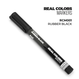   AK Interactive - Real Colors Markers: RUBBER BLACK festékfilc