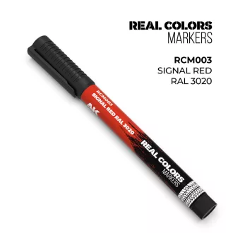   AK Interactive - Real Colors Markers: SIGNAL RED RAL 3020 festékfilc