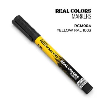   AK Interactive - Real Colors Markers: YELLOW RAL1003 festékfilc