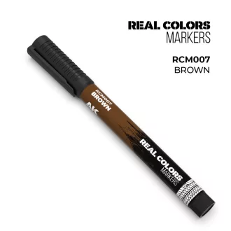 AK Interactive - Real Colors Markers: BROWN festékfilc