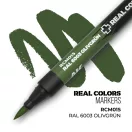 AK Interactive - Real Colors Markers: RAL 6003 OLIVGRÜN festékfilc