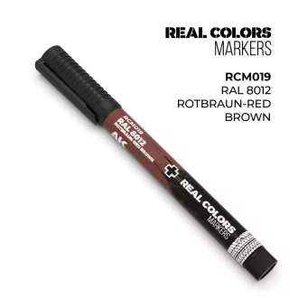   AK Interactive - Real Colors Markers: RAL 8012 ROTBRAUN-RED BROWN festékfilc