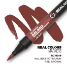 AK Interactive - Real Colors Markers: RAL 8012 ROTBRAUN-RED BROWN festékfilc