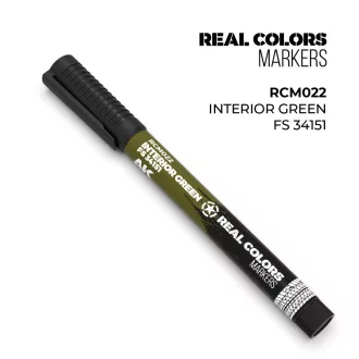   AK Interactive - Real Colors Markers: INTERIOR GREEN FS 34151 festékfilc