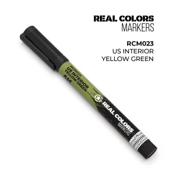   AK Interactive - Real Colors Markers: US INTERIOR YELLOW GREEN festékfilc