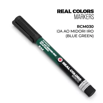   AK Interactive - Real Colors Markers: IJA AO MIDORI IRO (BLUE GREEN) festékfilc