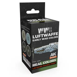  AK Interactive - WWII Luftwaffe Early War Colors SET festékkészlet