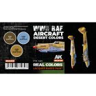 AK REAL COLOR RAF WWII Aircraft Desert Colors Set