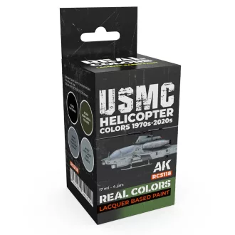   AK Interactive - USMC Helicopter Colors 1970s-2020s SET festékkészlet