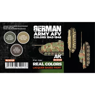   AK Interactive - German Army AFV Colors 1943-1945 SET festékkészlet