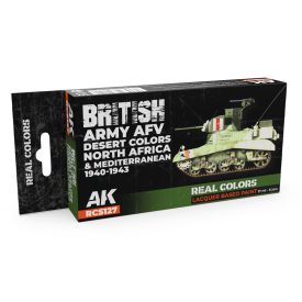   AK REAL COLOR British Army AFV Desert Colors Set - North Africa and Mediterranean (1940-1943)