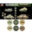 AK Interactive - British Army AFV Desert Colors. North Africa and Mediterranean 1940-1943 SET festékkészlet