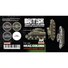 AK REAL COLOR British Army AFV Colors Set