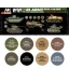 AK Interactive - WWII US Army & USMC Camouflage Colors SET festékkészlet