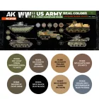 AK REAL COLOR US Army & USMC WWII Camouflage Colors