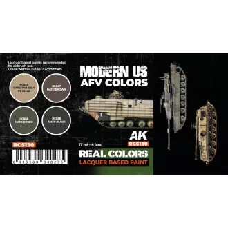 AK Interactive - Modern US AFV Colors SET festékkészlet