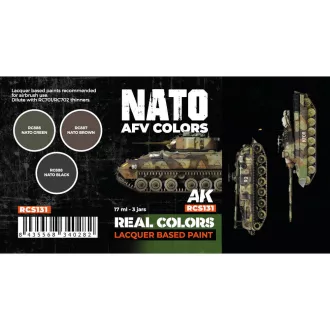 AK Interactive - NATO AFV Colors SET festékkészlet