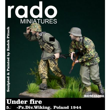 Rado Miniatures Under fire, 5.SS-Pz.Div.Wiking, Poland 1944 (two figures)