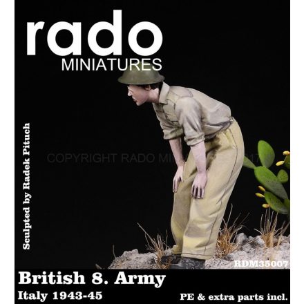 Rado Miniatures British 8. Army Italy 1943-45 PE & extra parts included