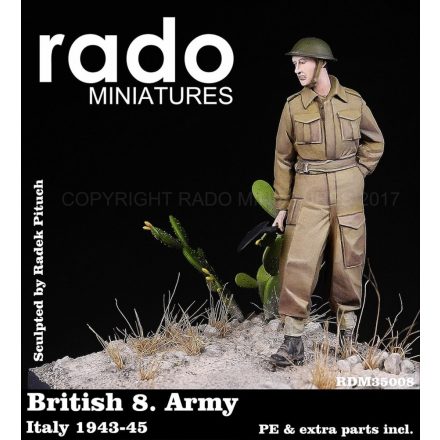Rado Miniatures British 8. Army Italy 1943-45 PE & extra parts included