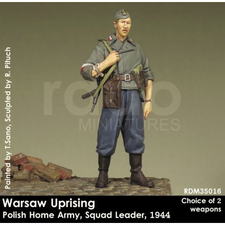 Rado Miniatures Warsaw Uprising Polish Home Army,Squad Leader, 1944