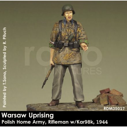 Rado Miniatures Warsaw Uprising Polish Home Army,Rifleman w/Kar98k, 1944