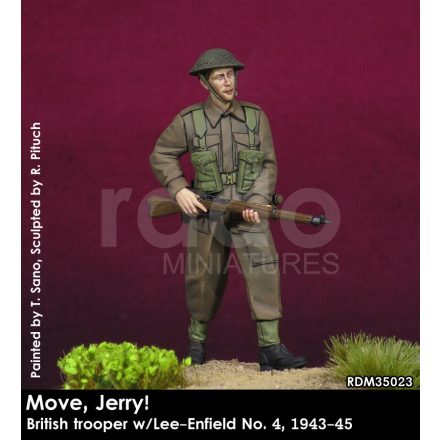 Rado Miniatures Move, Jerry! British trooper w/Lee-Enfield No. 4, 1943-45