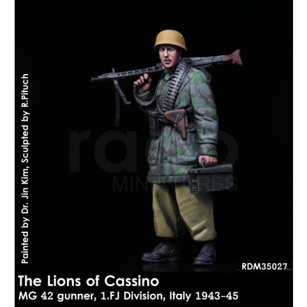 Rado Miniatures The Lions of Cassino / MG 42 gunner, 1. FJ Division, Italy 1943-45