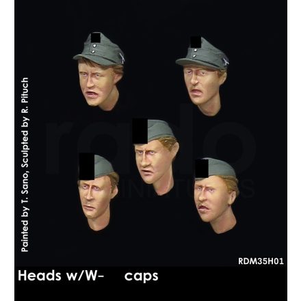 Rado Miniatures Heads w/W-SS caps (5 pcs)