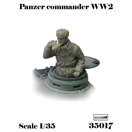 Ardennes Miniature Panzer commander WW2 makett