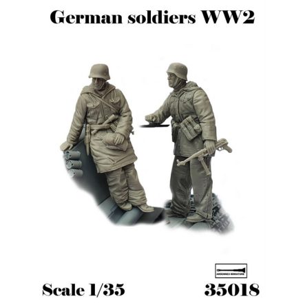 Ardennes Miniature German soldiers WW2 makett