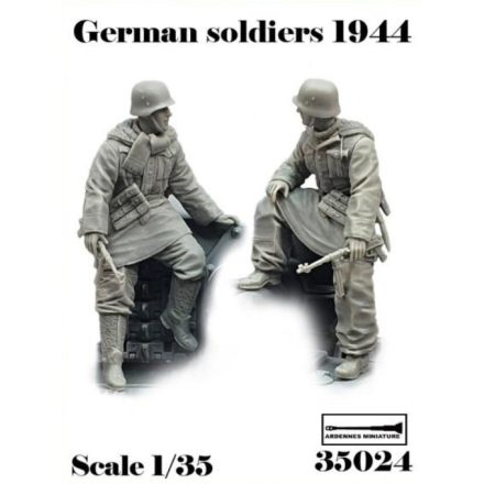 Ardennes Miniature German soldiers 1944 makett