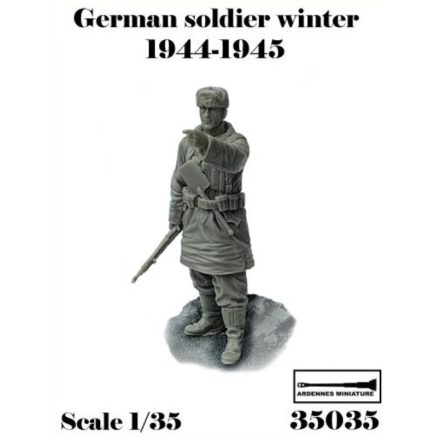 Ardennes Miniature German soldier winter 1944-19452 makett