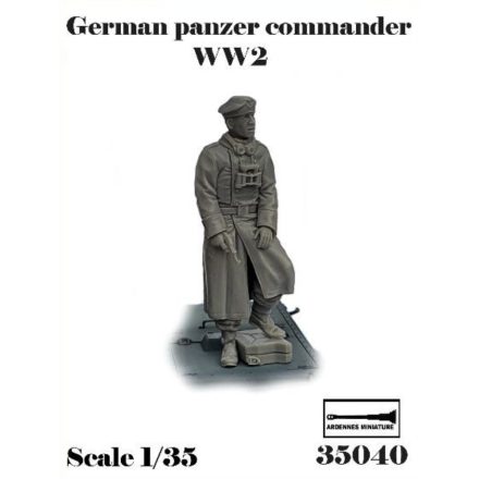 Ardennes Miniature German panzer commander WW2 makett