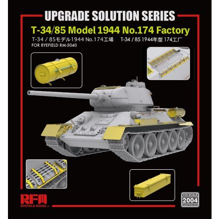 Rye Field Model Upgrade Solution for T-34/85 Model 1944 No.174 Factory