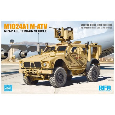 Rye Field Model M1240A1 M-ATV - MRAP All Terrain Vehicle (With Full Interior) makett