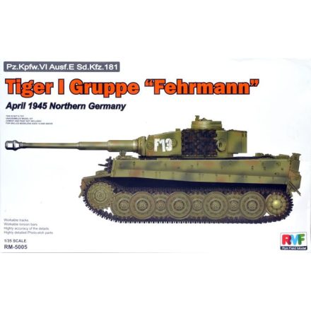 Rye Field Model Tiger I Gruppe "Fehrmann" April 1945 makett