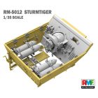 Rye Field Model  Sturmmörser Tiger RM61 With Full Interior makett