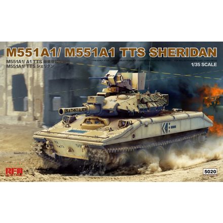 Rye Field Model M551 Sheridan A1/A1 (TTS) 2 in 1 makett