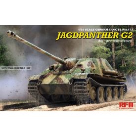   Rye Field Model Jagdpanther G2 with Full interior & Workable Track Links makett
